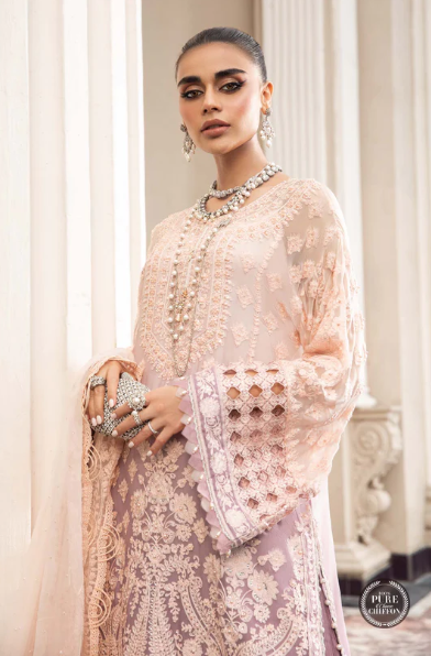 MARIA. B. Unstitched Chiffon | MPC-23-103 LILAC