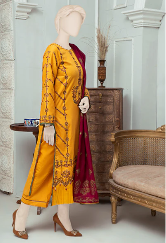 HUMDUM SEHAR COLLECTION-EMBROIDERED SELF JACQUARD -SH-09