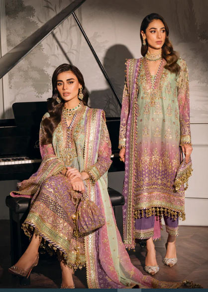 BAROQUE EMBROIDERED CHIFFON CH12-08