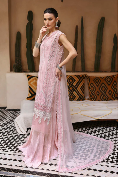 MARIA. B. 3 Piece Unstitched Embroidered Lawn Suit | D-2511-A